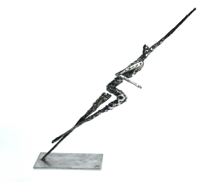 sculpture Impulsion métal inox