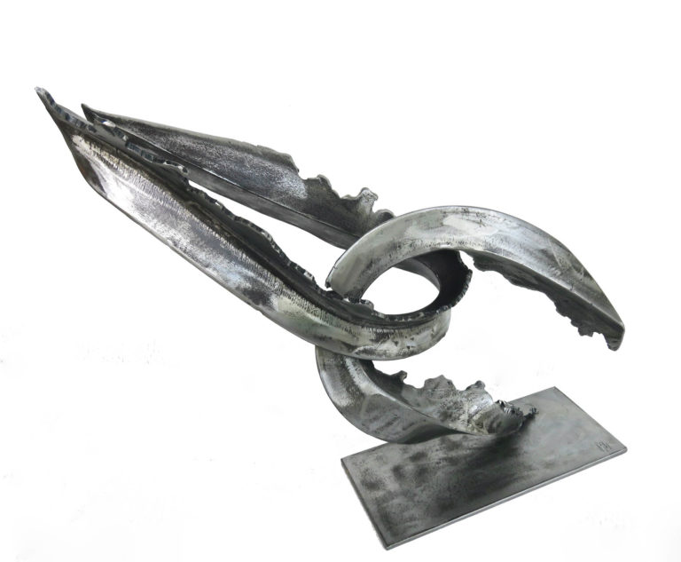 sculpture union métal